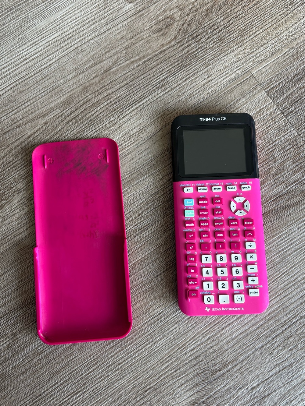 Texas Instruments TI-84 Plus CE Graphing Calculator Pink Works Tested